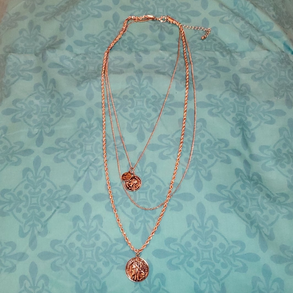 Gold Layered Coin Necklace